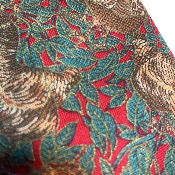 Menโs Vintage 90s 1998 Chicken Tie Wearable Art Farmer Chicken Dad Cotton Tie - Picture 14 of 17